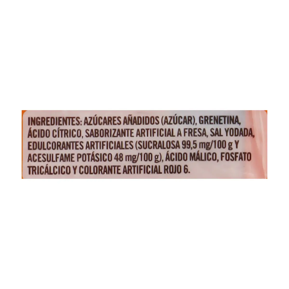 Polvo para preparar gelatina sabor fresa Chedraui (120 g / 4.23 oz) - Thumbnail 3