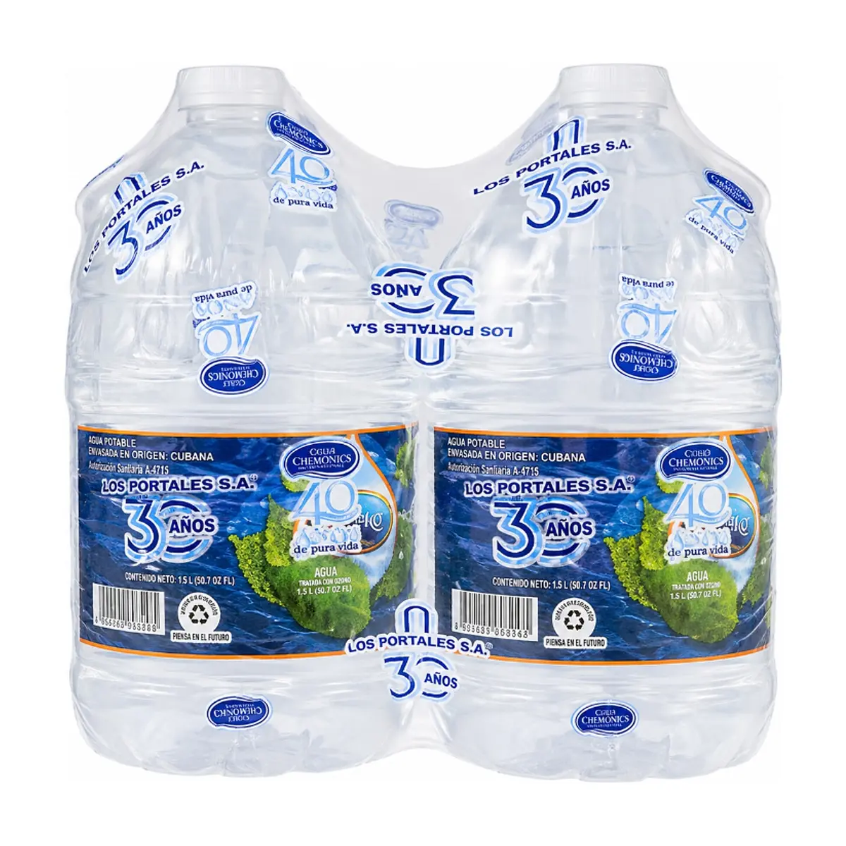 Agua mineral natural Ciego Montero (2 x 5000 ml)