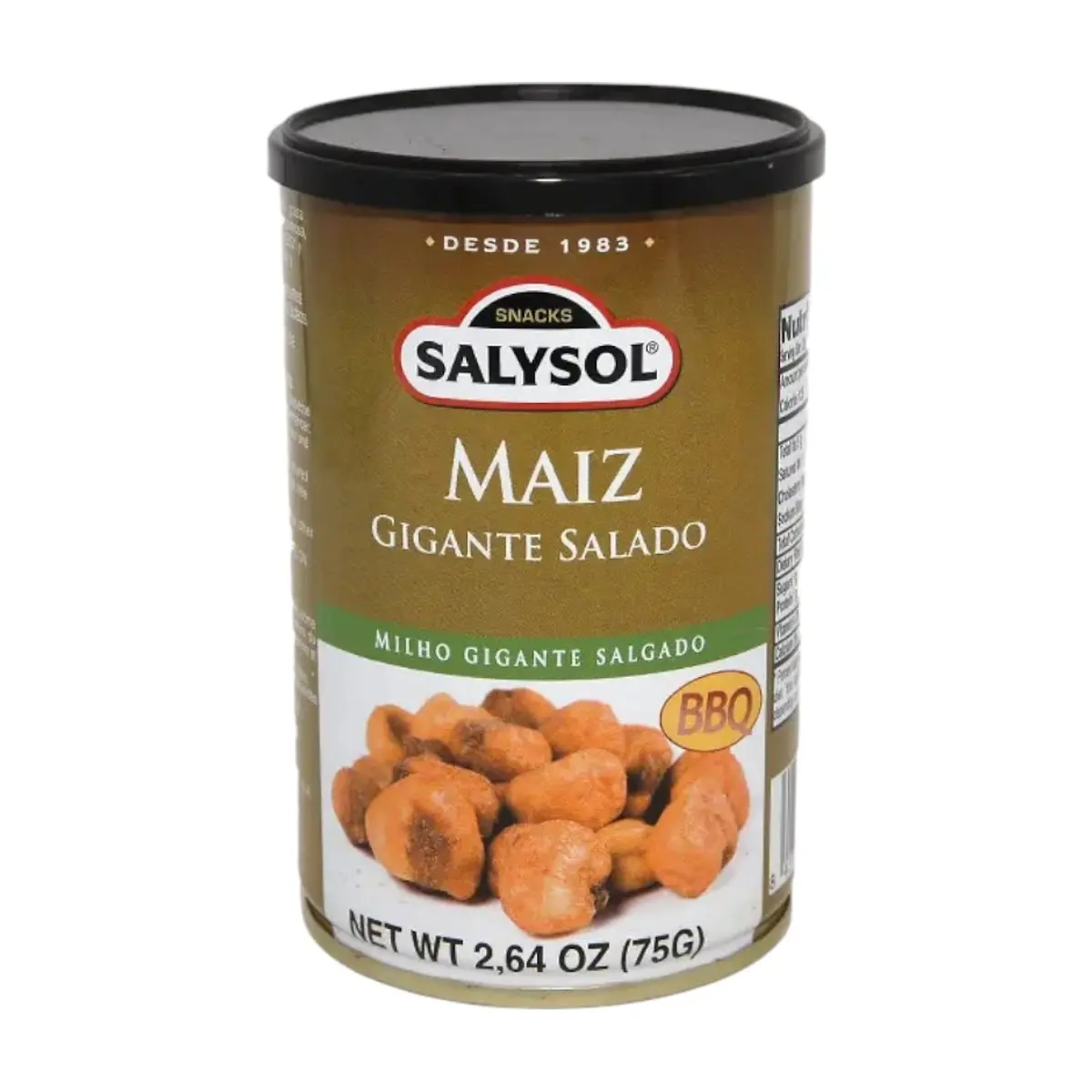 Maíz gigante salado BBQ Salysol (75 g / 2.64 oz)