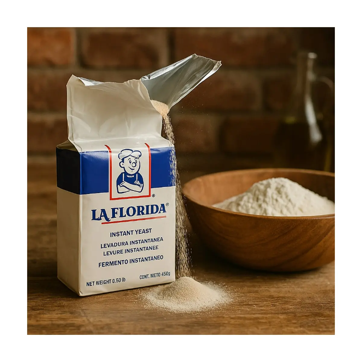 Levadura instantánea La Florida (450 g / 15.87 oz) - Miniatura 5