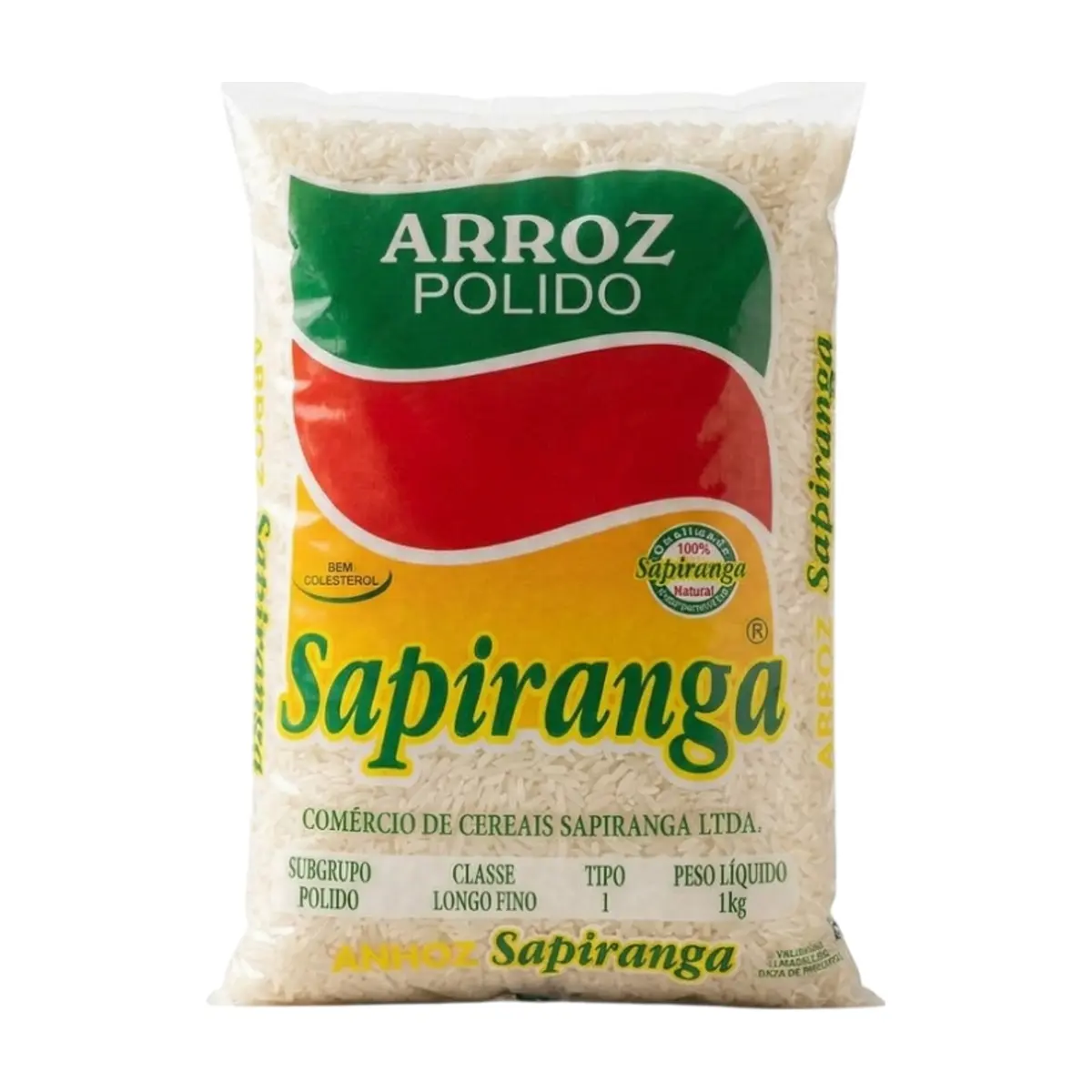 Arroz Pulido Sapiranga (1 kg / 2.2 lb)