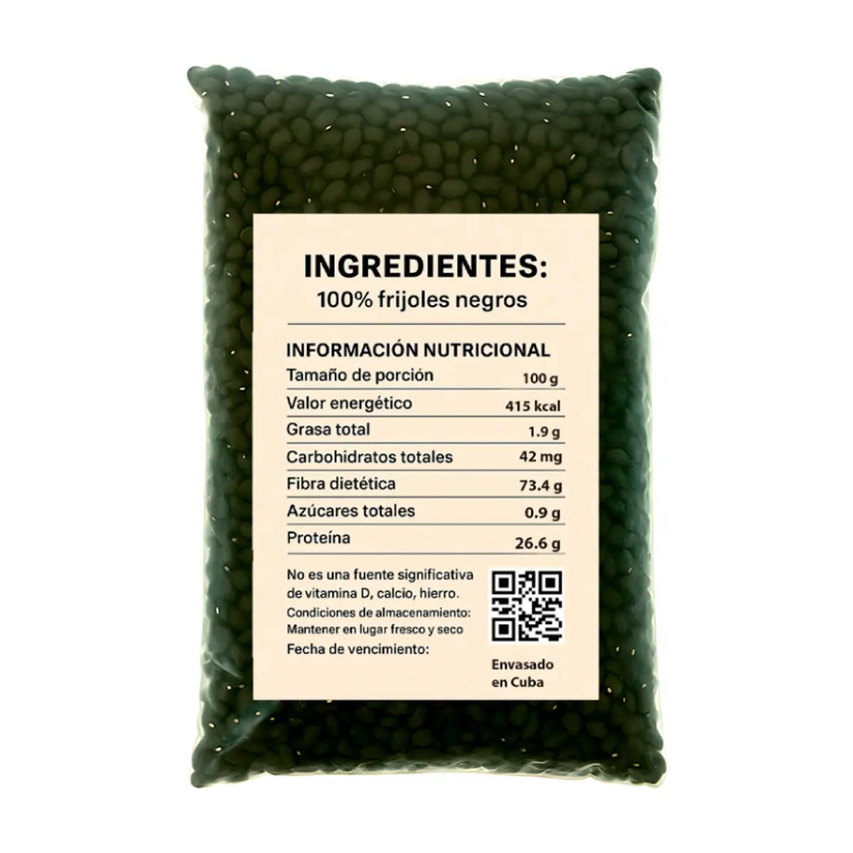 Frijoles negros (5 x 1 kg / 2.2 lb) - Thumbnail 3