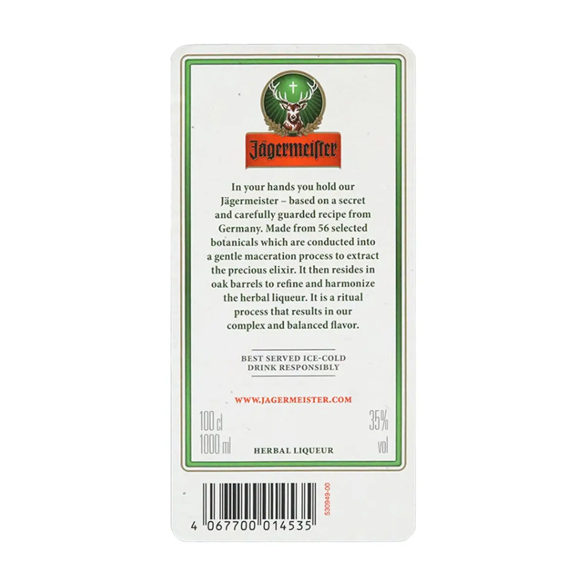 Licor de hierbas Jägermeister (1 L) - Thumbnail 3