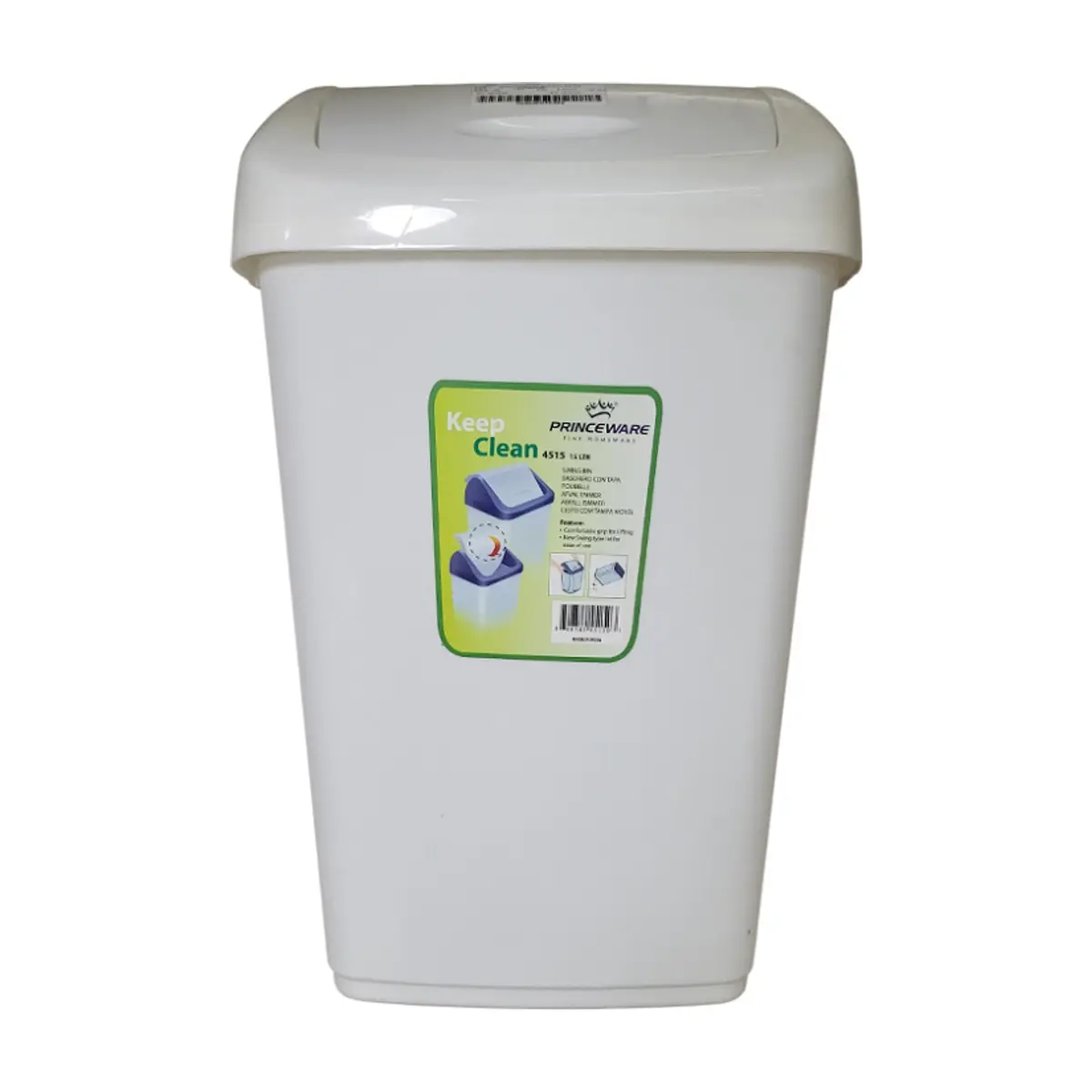 Cesto con tapa giratoria para basura 15 L Princeware