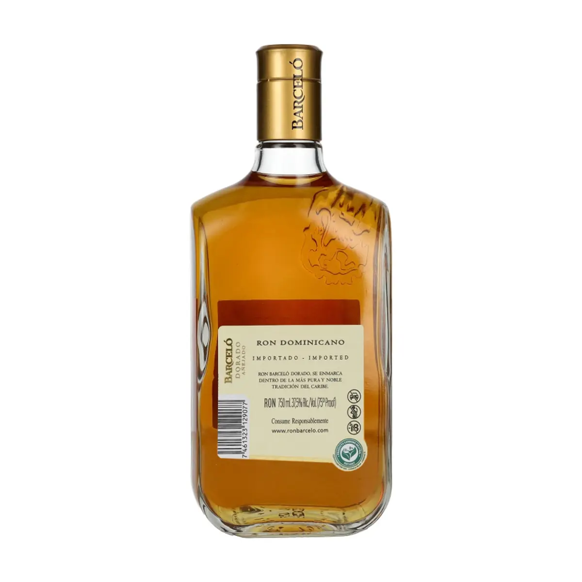 Ron dorado añejado 37.5 % vol Barceló (750 ml) - Thumbnail 3