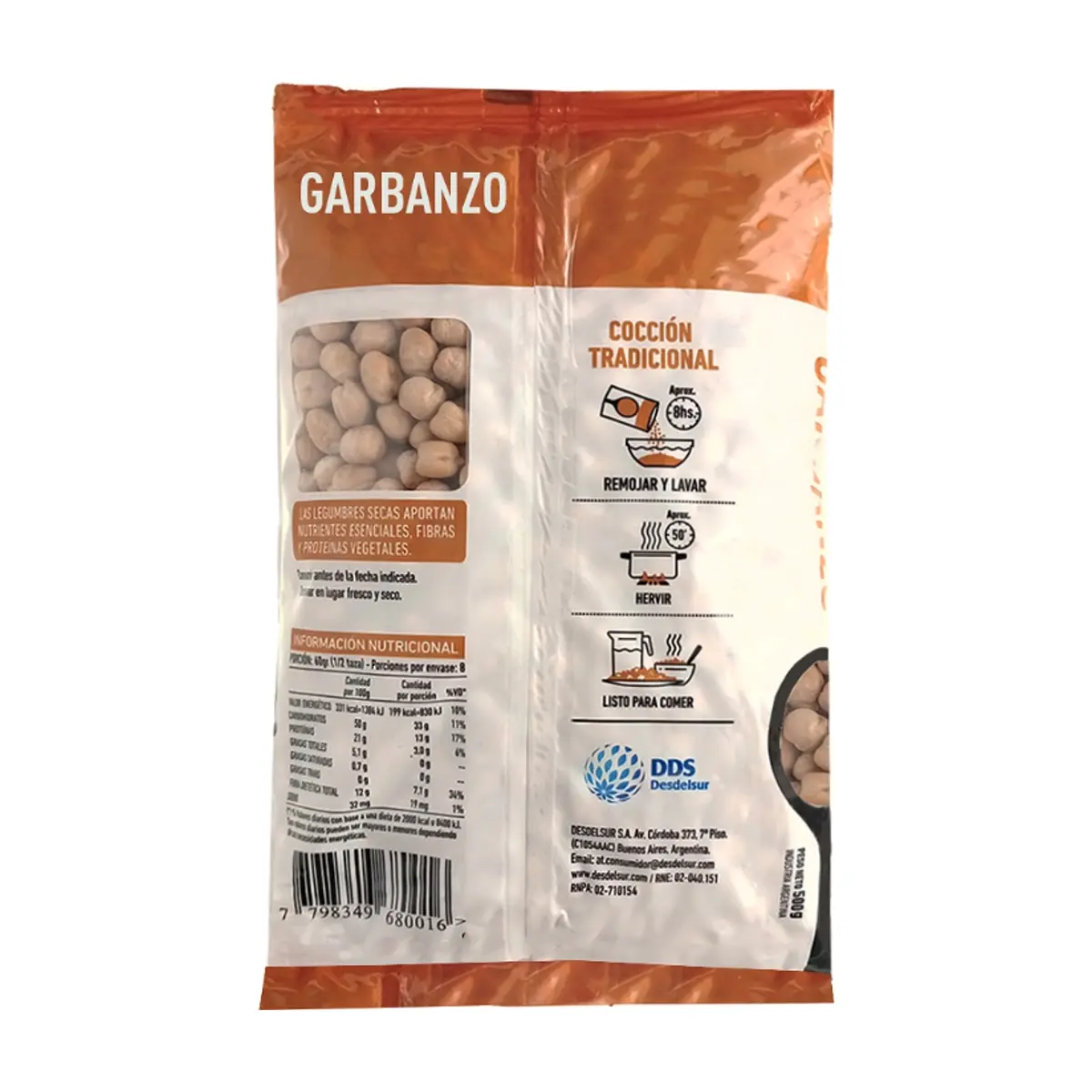 Garbanzos Desdelsur (500 g / 1.1 lb) - Thumbnail 2