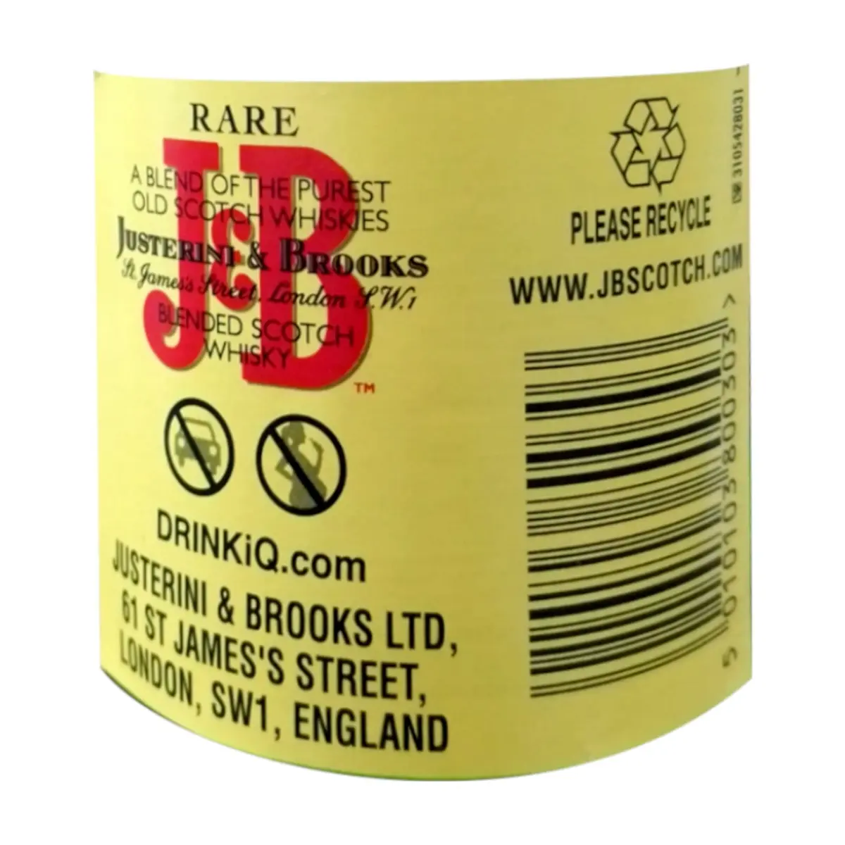 Whisky escocés mezclado Justerini & Brooks (750 ml) - Thumbnail 3