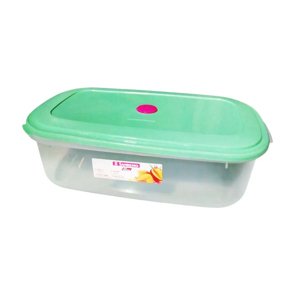 Contenedor rectangular plàstico grande Sanremo (4660 ml)