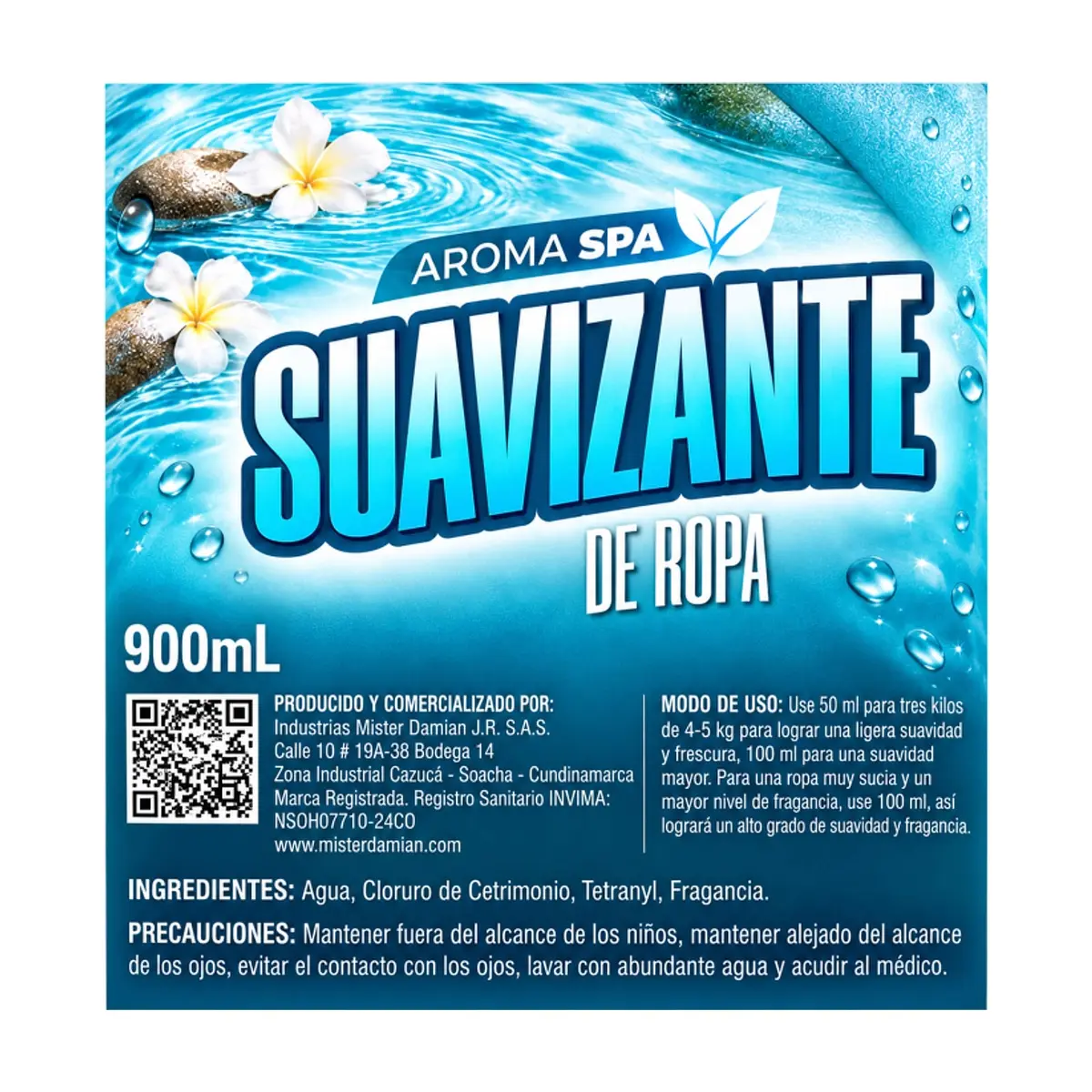 Suavizante de ropa aroma spa Mister Damian (900 ml) - Thumbnail 3
