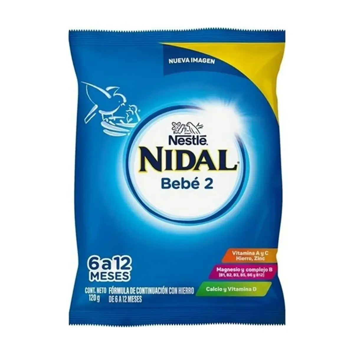 Fórmula para lactantes de 6 a 12 meses con hierro Nidal Nestlé (120 g / 4.23 oz)