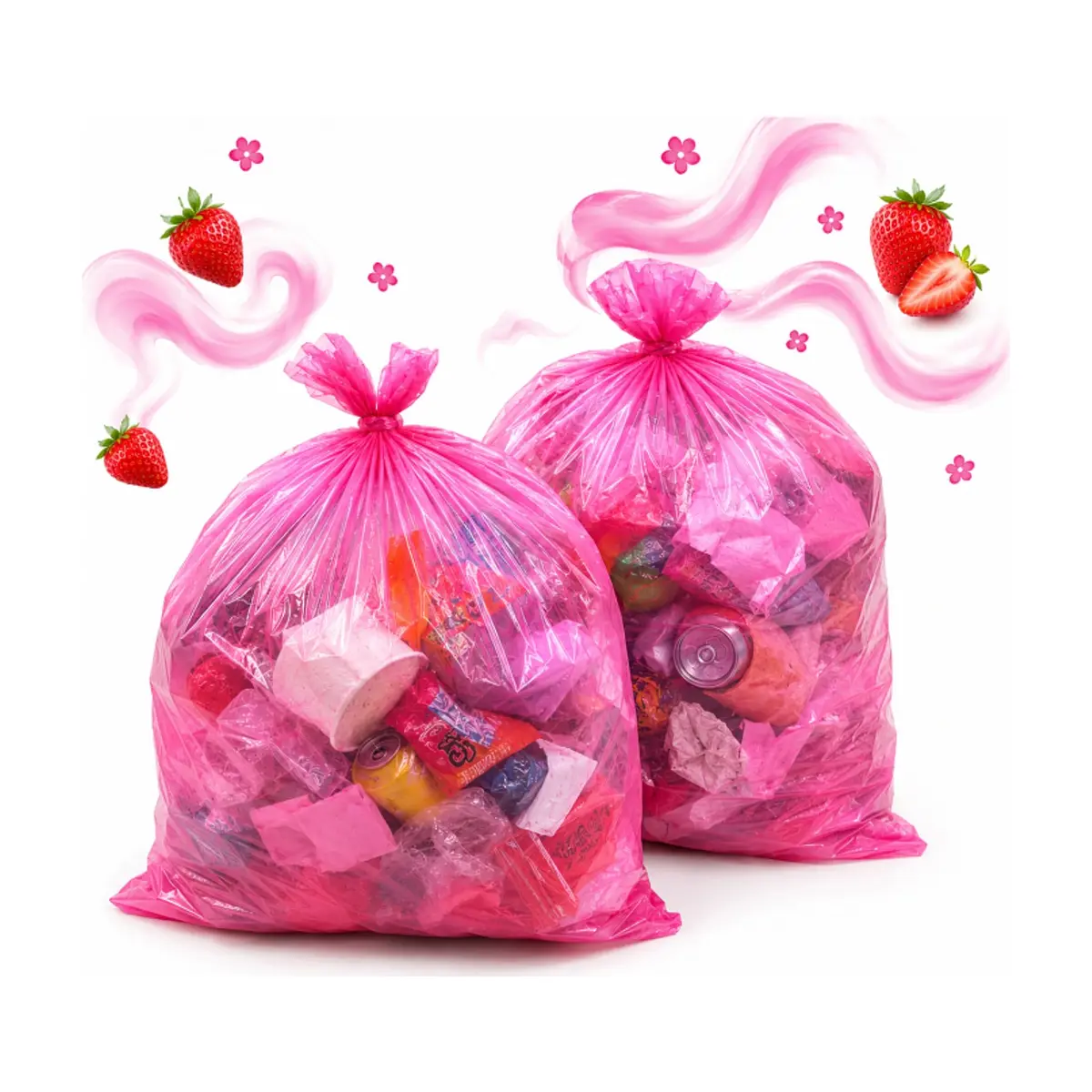 Bolsas de basura con pliegues con aroma a fresa Floppy (10 U) - Thumbnail 3
