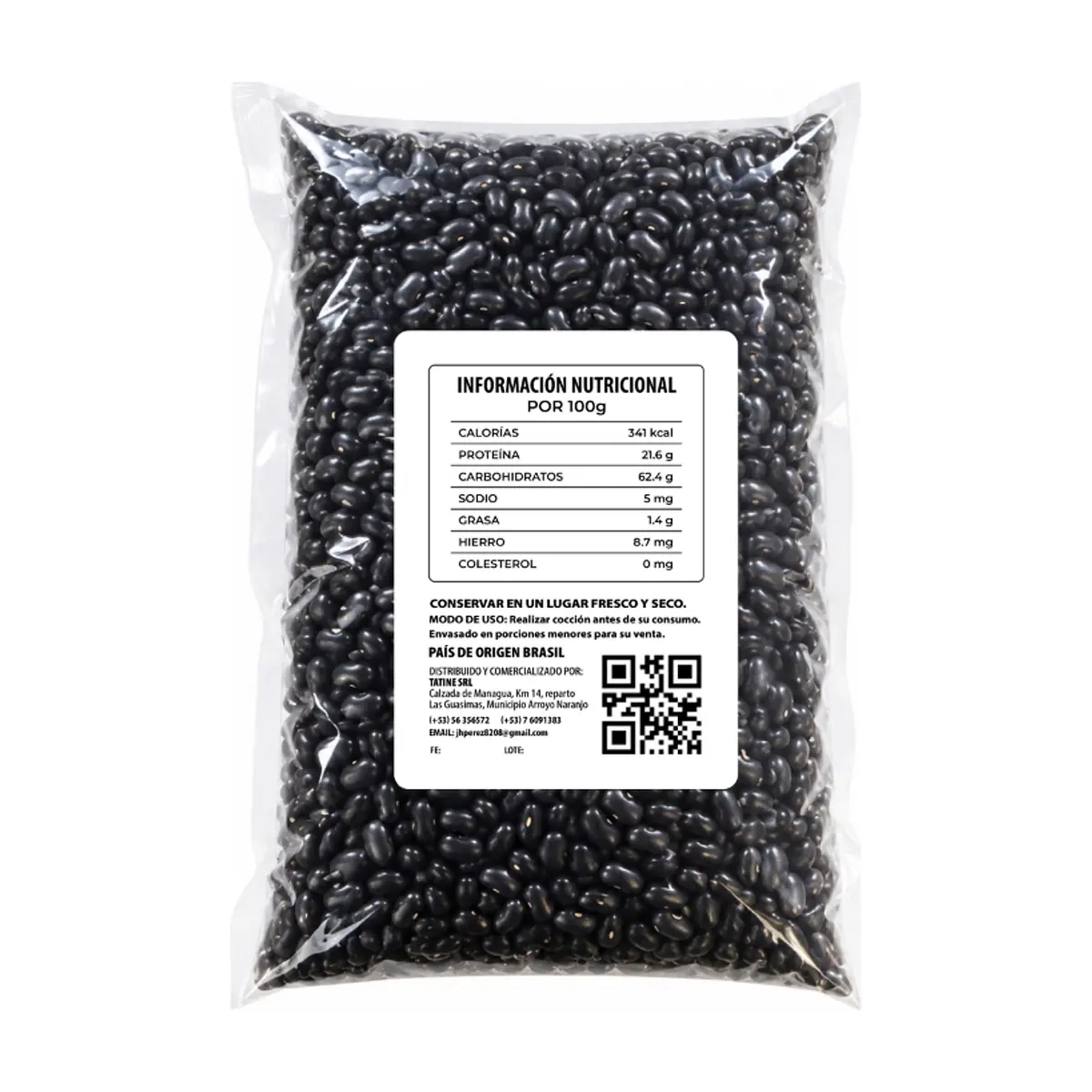 Frijoles negros Tatine (4.54 kg / 10 lb) - Thumbnail 3