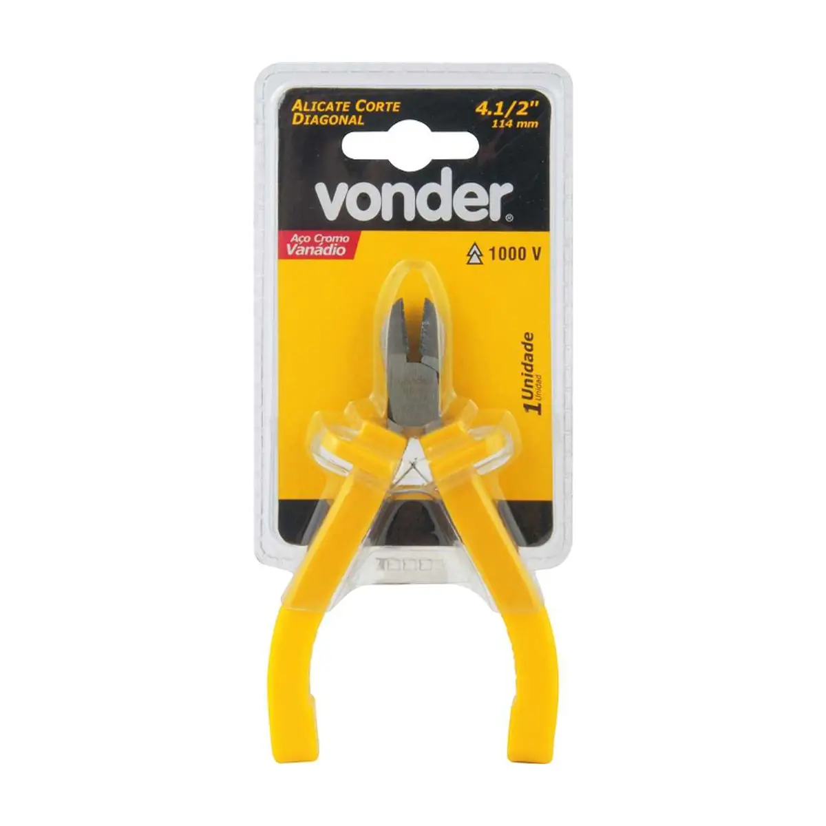 Alicate de corte diagonal 4.1/2" Vonder - Thumbnail 6