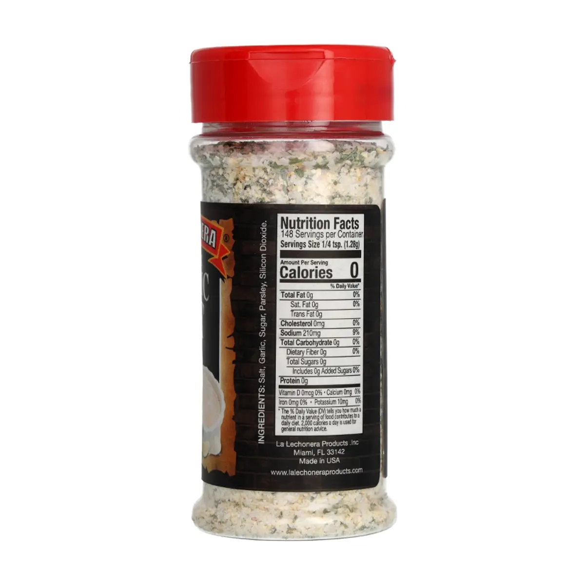 Sazón Sal de ajo Gourmet La Lechonera (190 g / 6.5 oz) - Thumbnail 3
