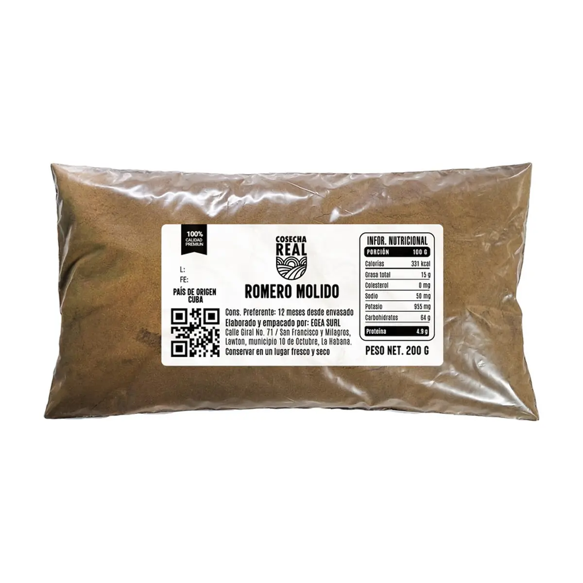 Romero molido Cosecha Real (200 g / 7.05 oz) - Thumbnail 2