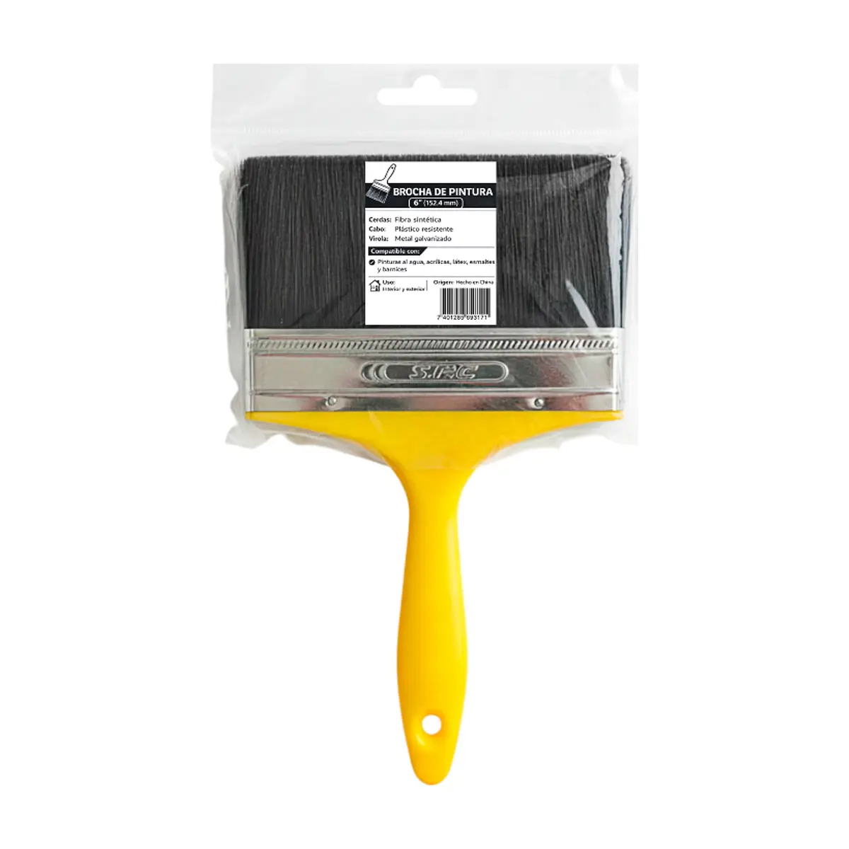 Brocha para pintar de 6” SPC - Miniatura 3