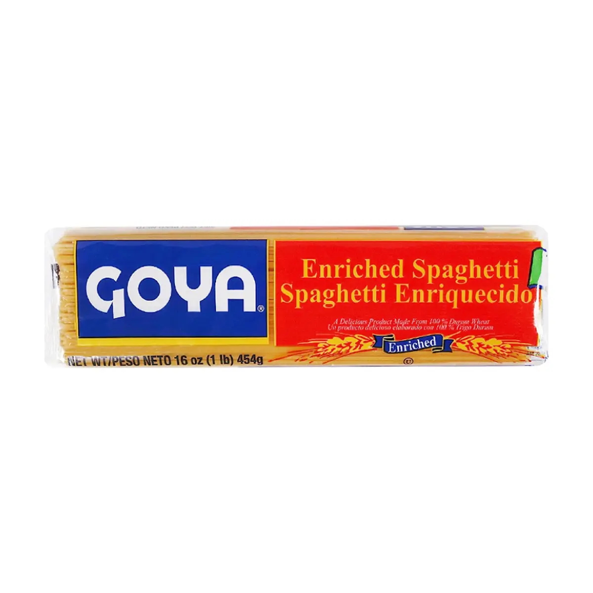 Espaguetis enriquecidos Goya (454 g / 1 lb)