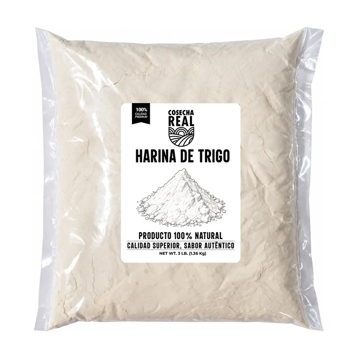 Harina de trigo Cosecha Real (1.36 kg / 3 lb)