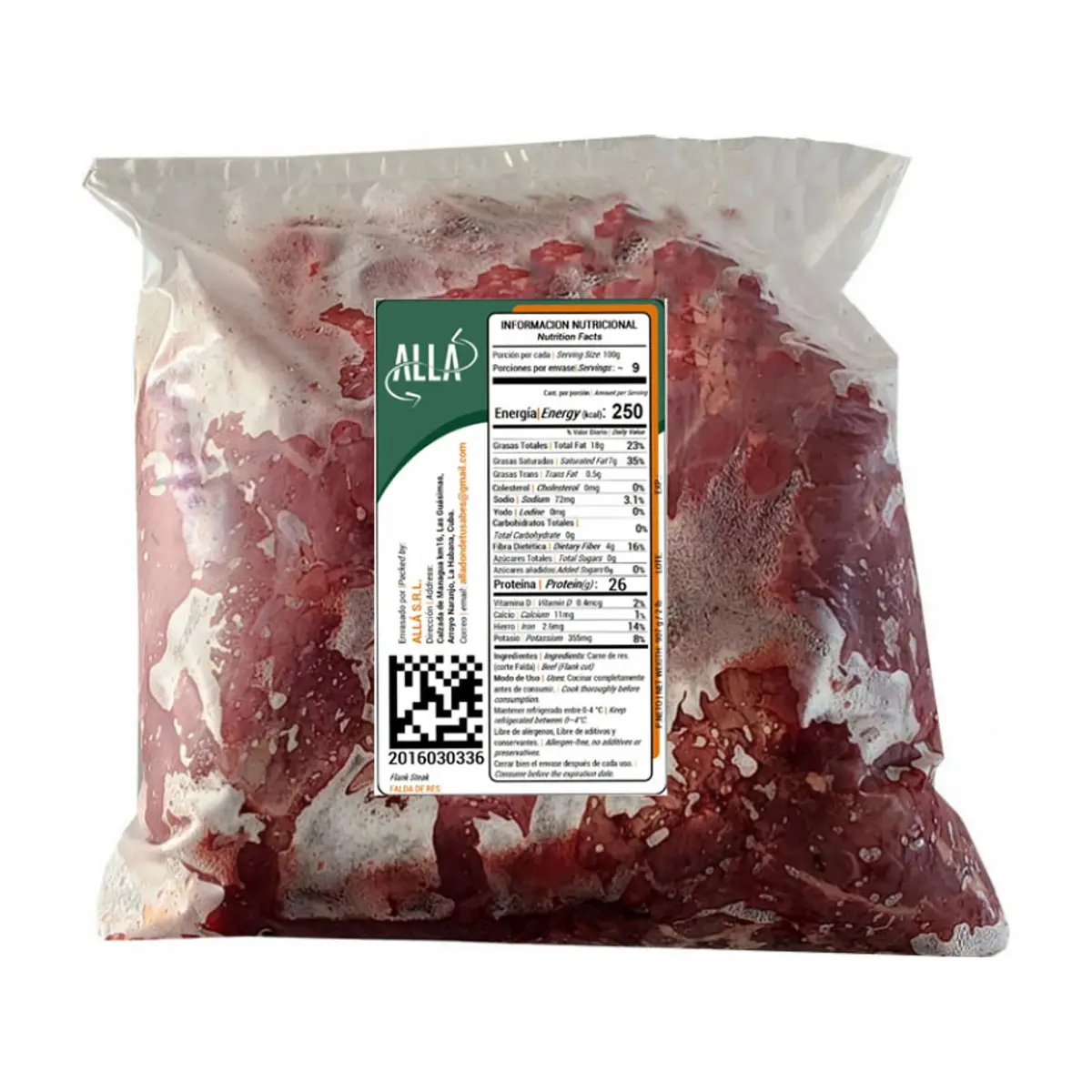 Falda de res ALLÁ (907 g / 2 lb) - Miniatura 6