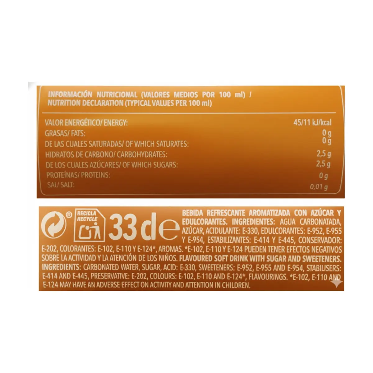 Refresco gaseado sabor naranja Max Booms Boom (330 ml) - Thumbnail 3