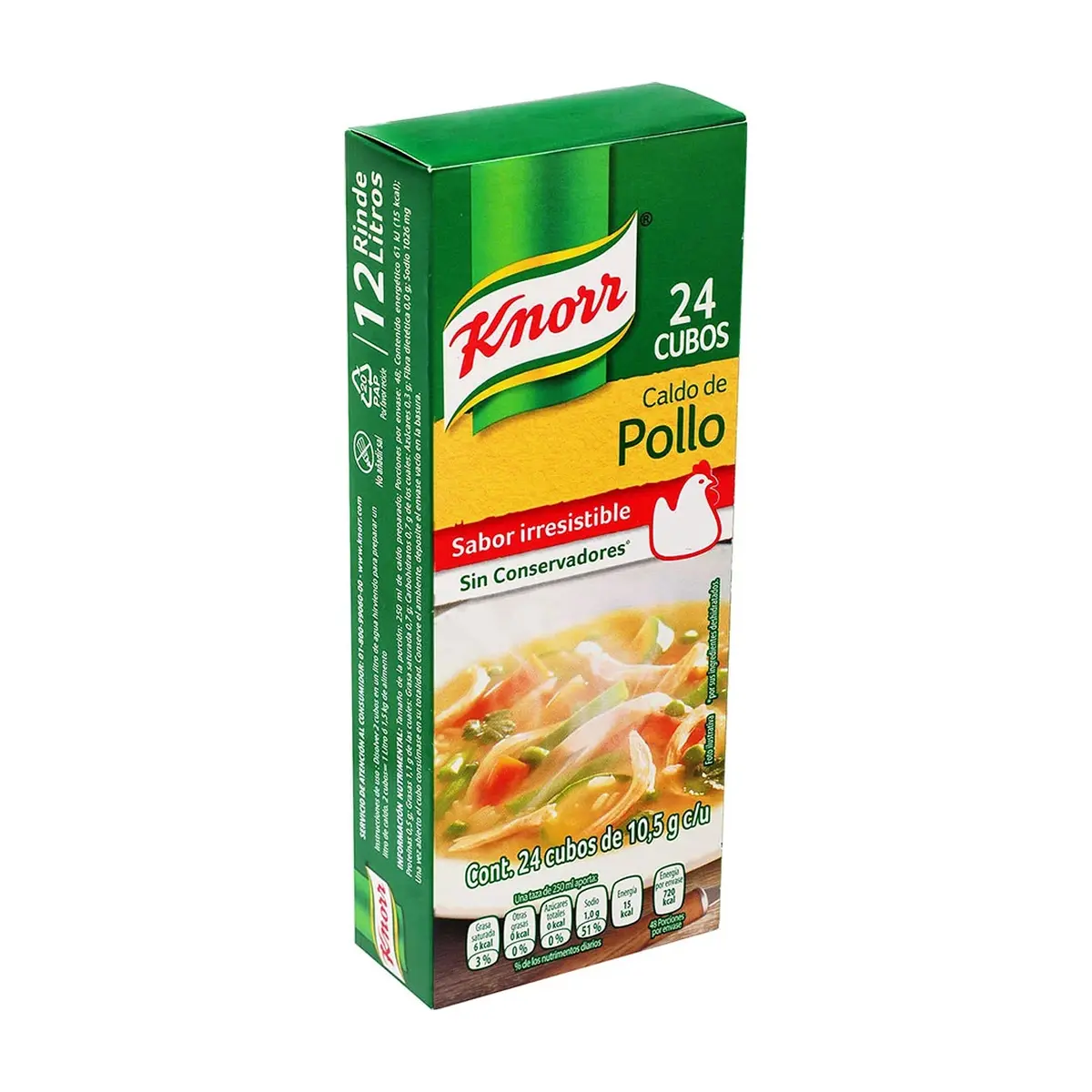 Caldo de pollo Knorr (24 x 10.5 g) - Imagen 1