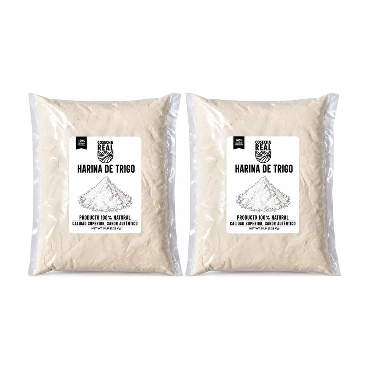 Harina de trigo Cosecha Real (2 x 2.26 kg / 5 lb)