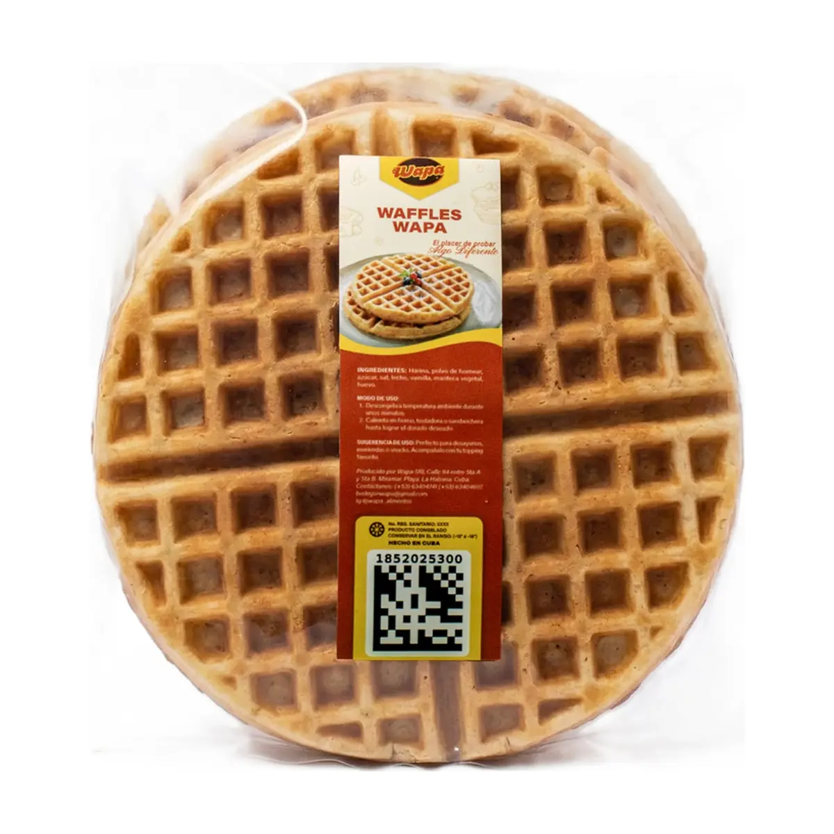 Waffles congelados Wapa (300 g / 10.58 oz)