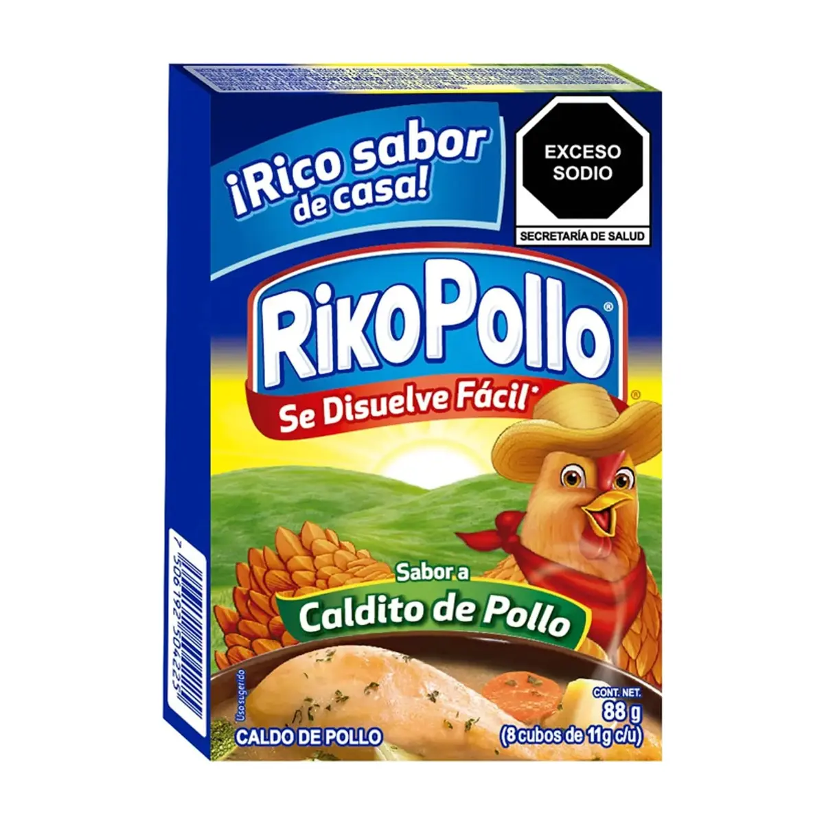 Caldo de pollo en cubos RikoPollo (8 x 11 g) - Thumbnail 3