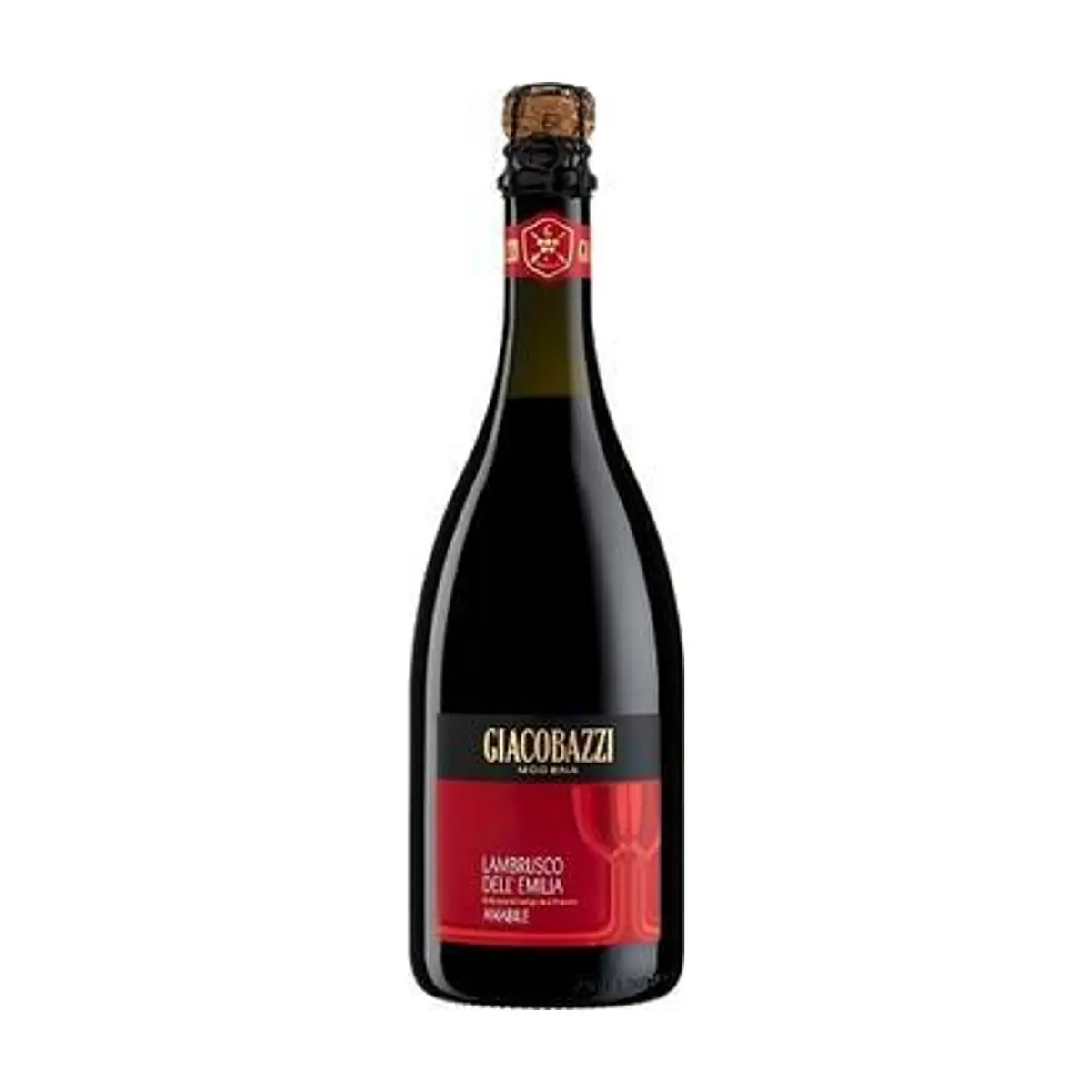 Vino Lambrusco Tinto (750 ml) GIACOBAZZI