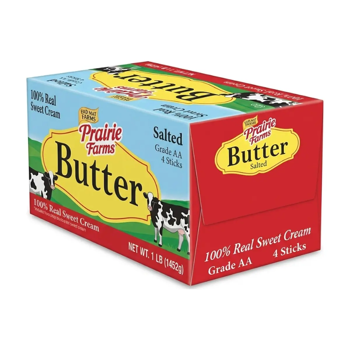 Mantequilla con sal Prairie Farms (4 x 453 g / 1 lb) - Thumbnail 2