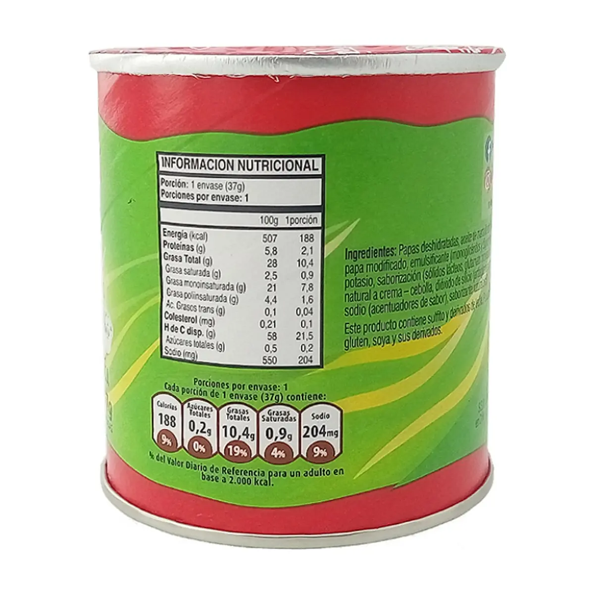 Papas fritas sabor crema cebolla Kryzpo (37 g / 1.3 oz) - Thumbnail 5