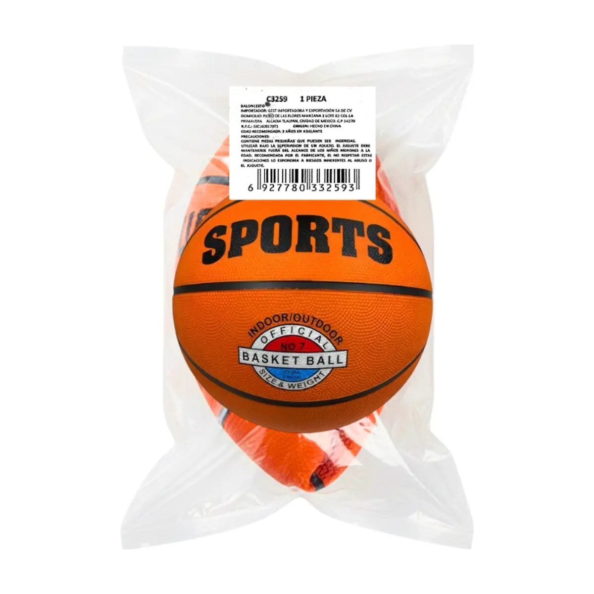 Balón de baloncesto (talla: 7) Sports - Thumbnail 4