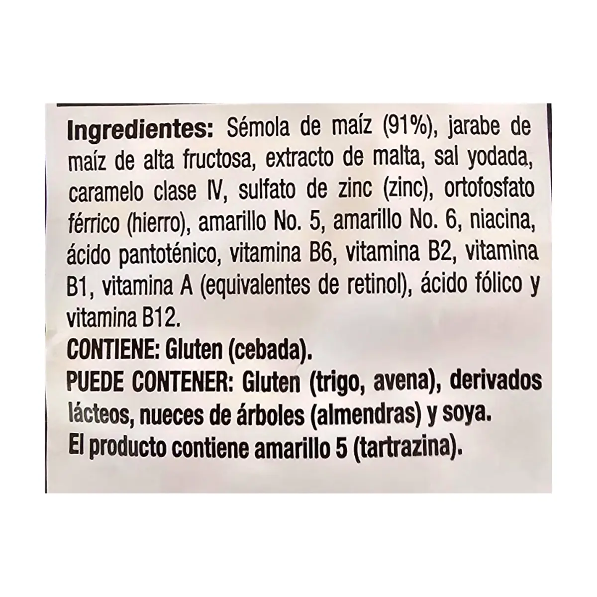 Cereal de hojuelas de maíz La Cosecha Golden Foods (500 g / 1.10 lb) - Thumbnail 3