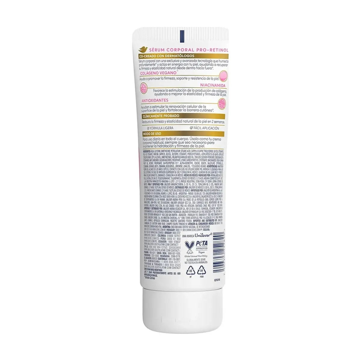 Sérum corporal dermohidratante reafirmante con retinol Dove (200 ml) - Thumbnail 2