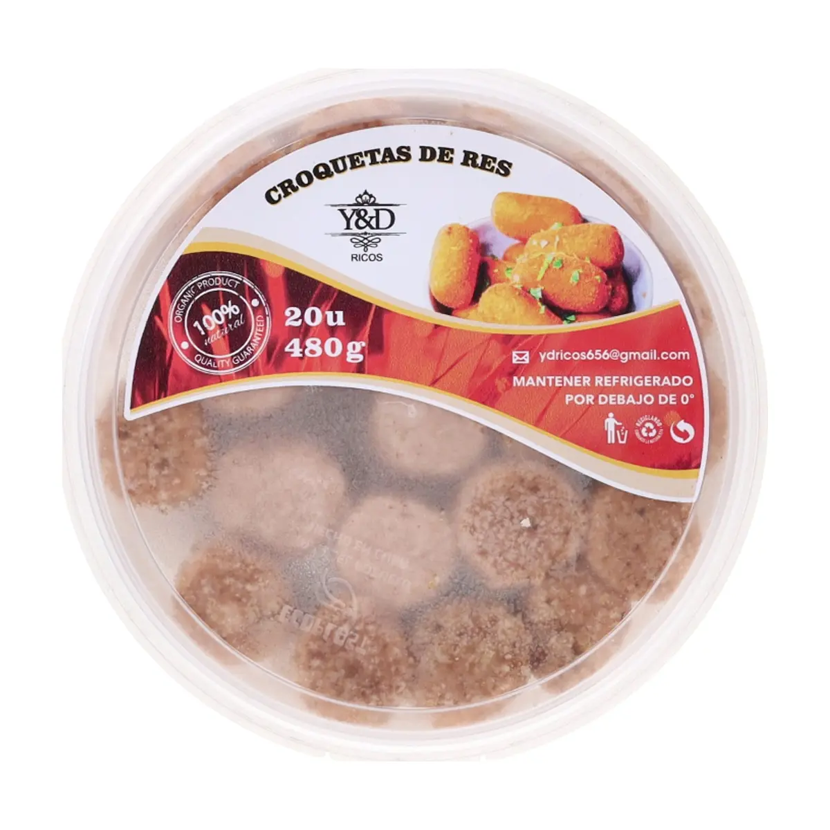 Croquetas de res Y&D Ricos (480 g / 1.05 lb) - Thumbnail 3
