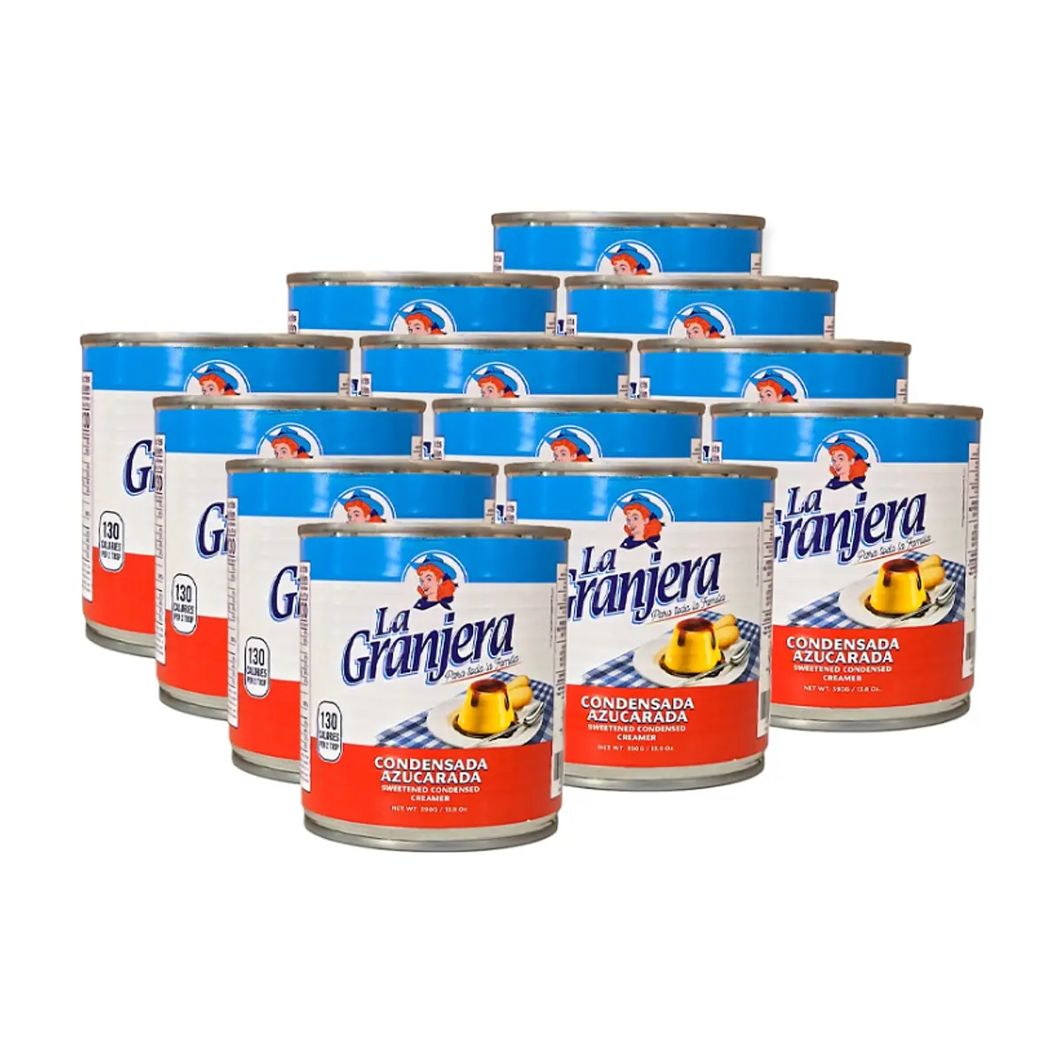 Leche condensada Azucarada (12 x 390 g / 13.8 oz) - Miniatura 1
