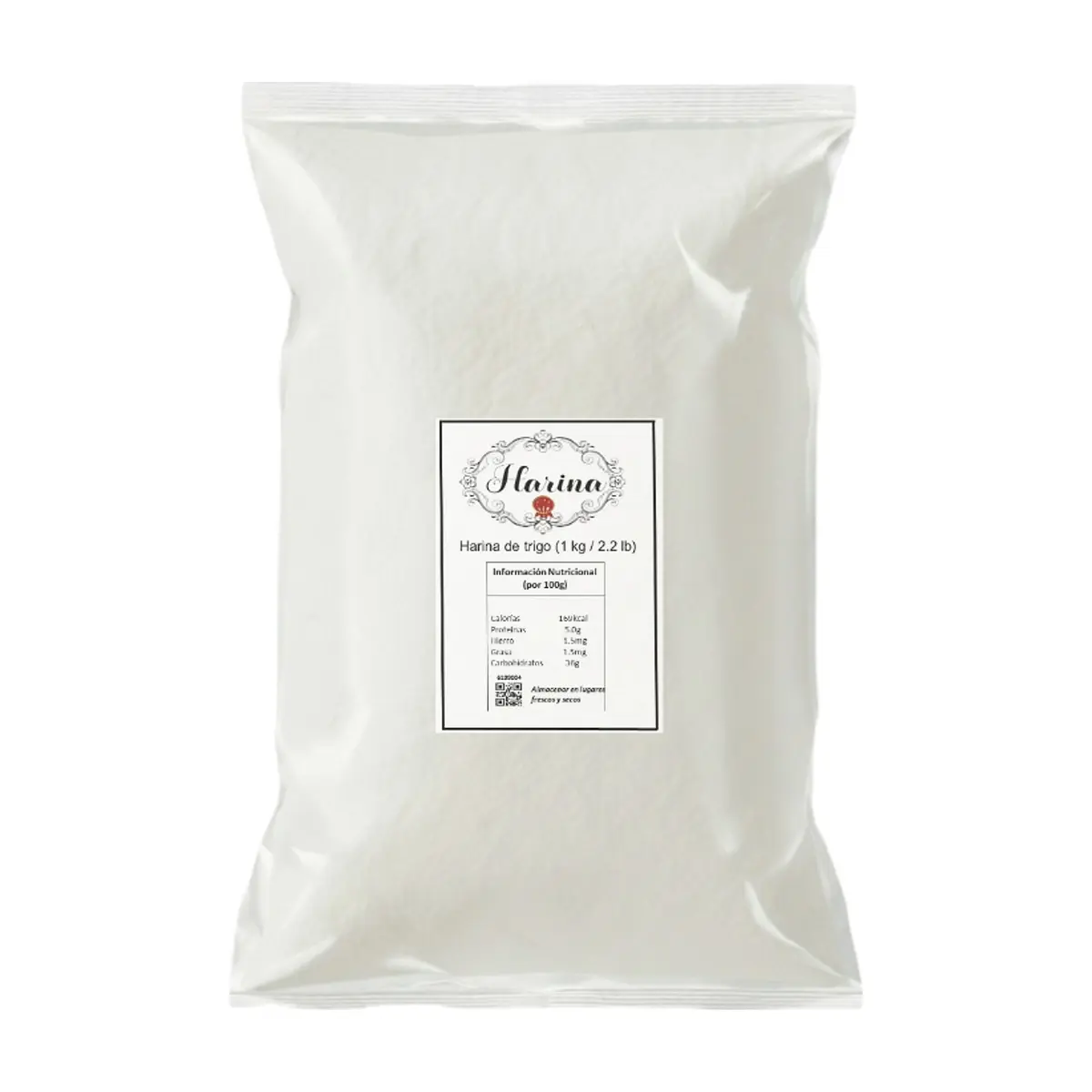 Harina de trigo Pida (1 kg / 2.2 lb) - Imagen 1