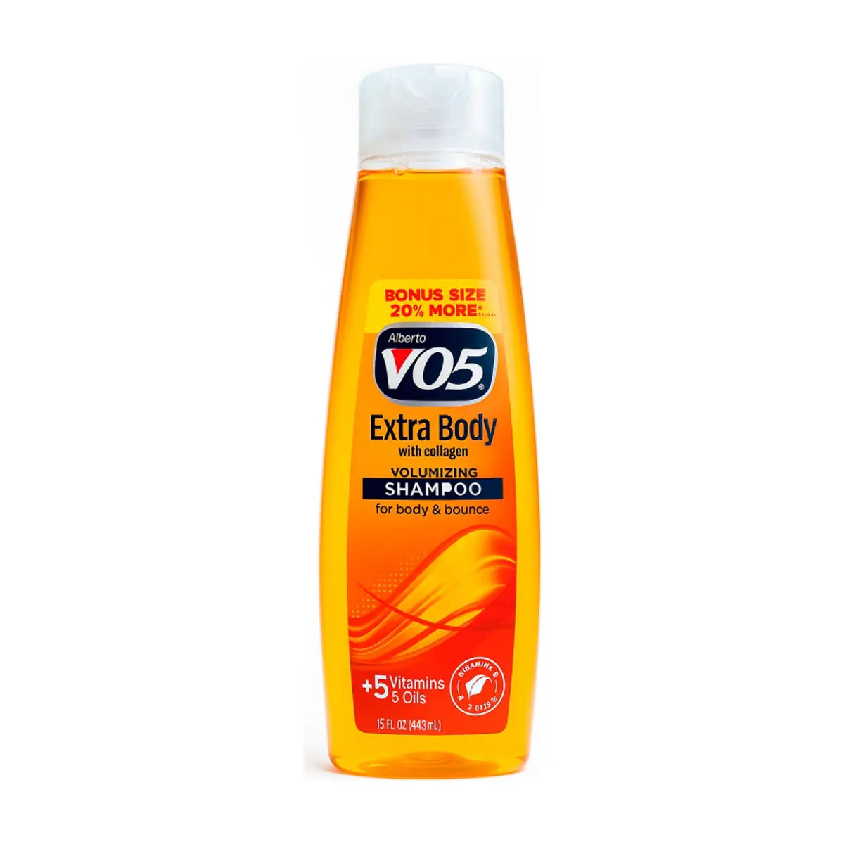 Champu extra voluminoso con colageno Alberto VO5 (443 ml / 15 fl oz)