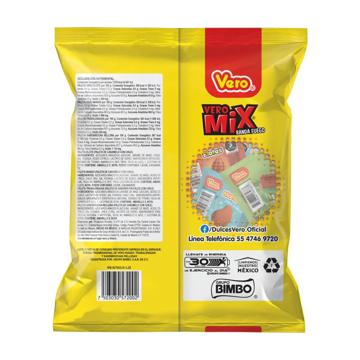 Surtido de paletas picantes Vero Mix (290 g / 10.22 oz) - Miniatura 4