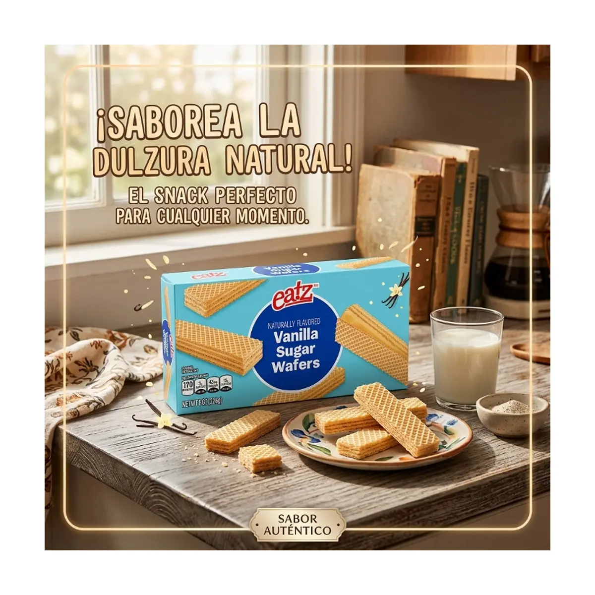 Sorbetos de vainilla Eatz (226 g / 8 oz) - Thumbnail 4