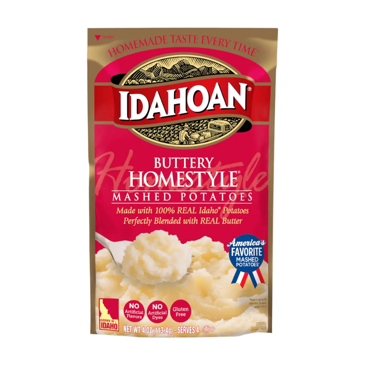 Puré de papa con mantequilla Idahoan (113.4 g / 4 oz)