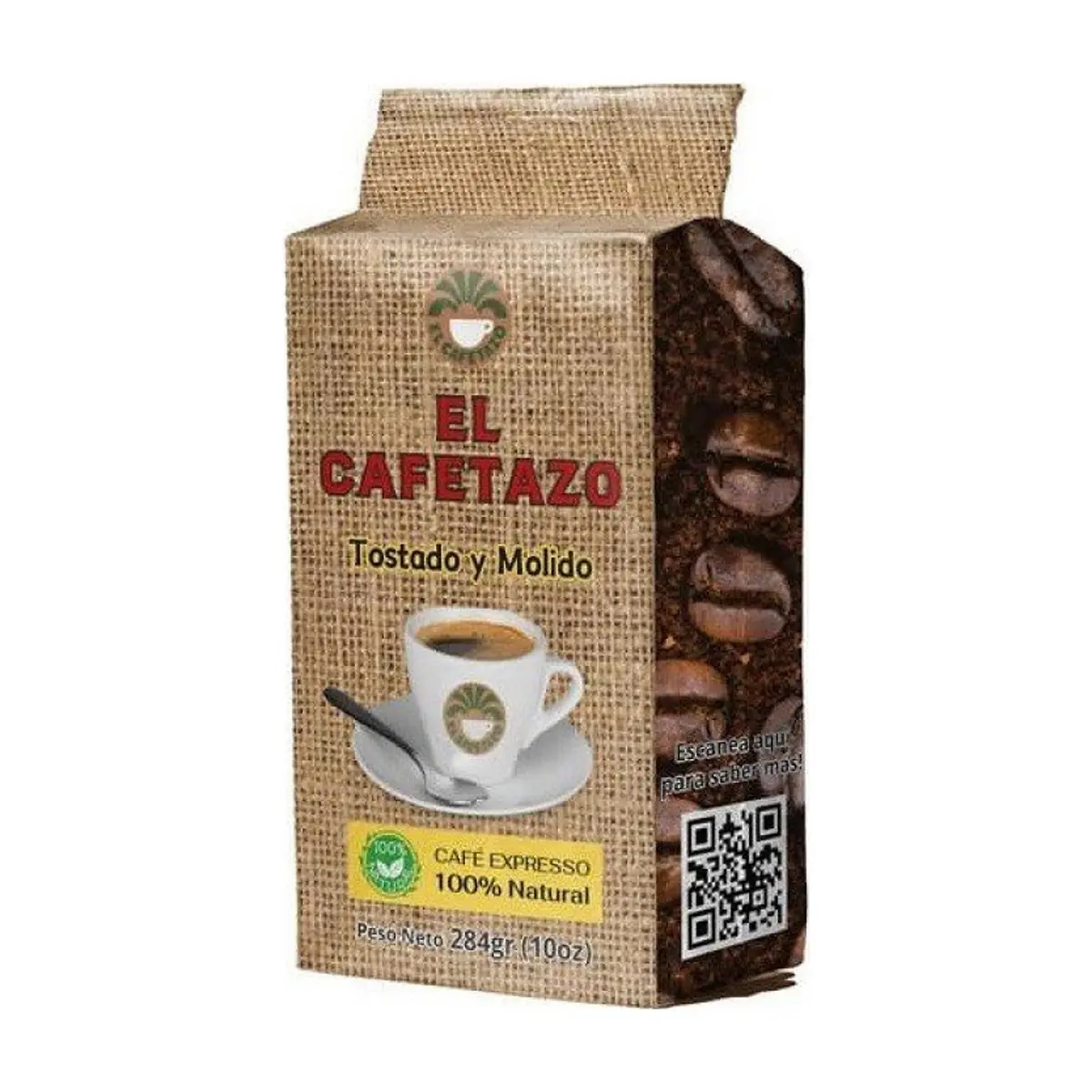 Café espresso tostado y molido El Cafetazo (284 g / 10 oz)