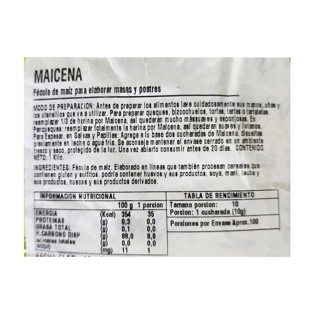 Maicena Macro Food (1 kg / 2.2 lb) - Thumbnail 5