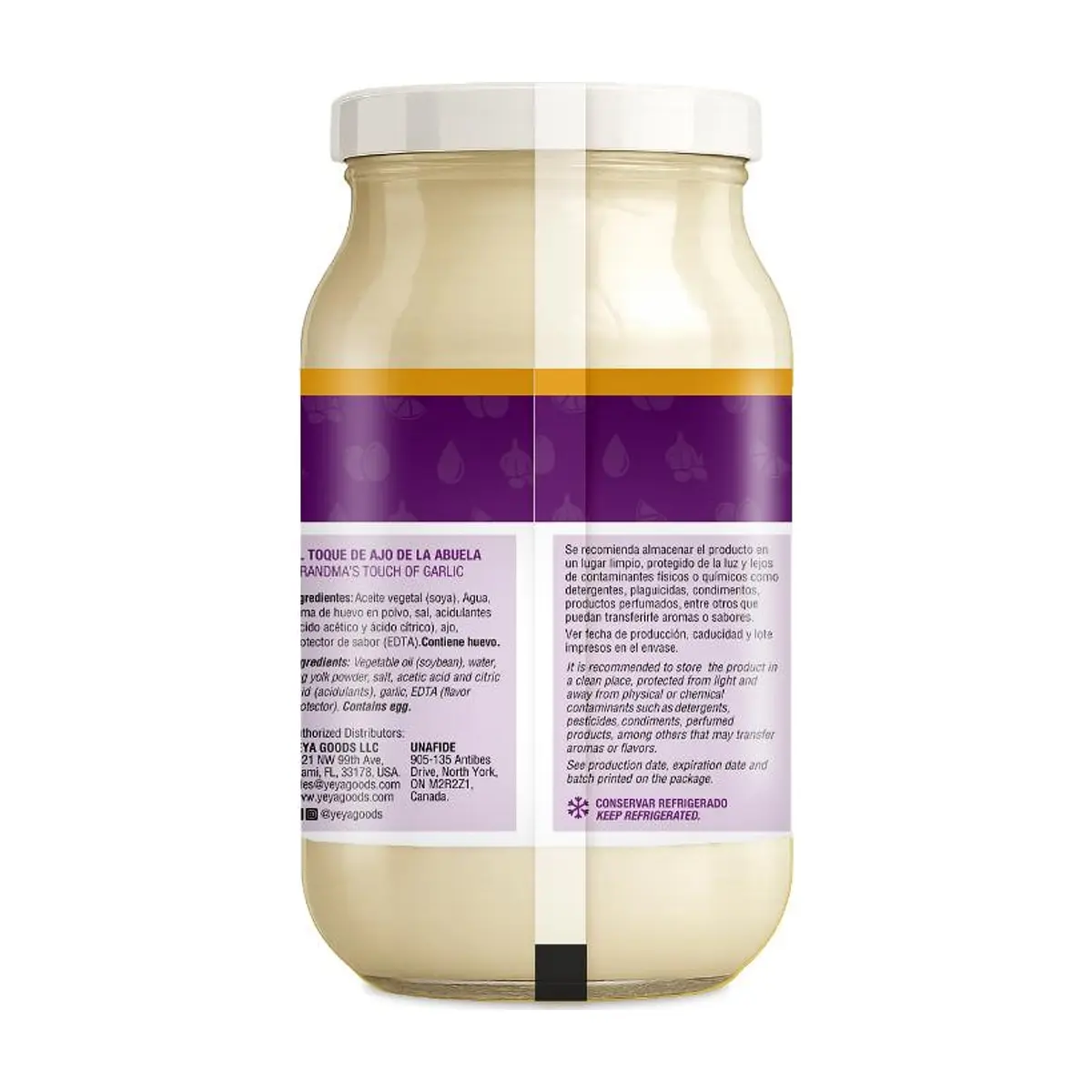 Mayonesa con ajo YEYA (420 g / 14.8 oz) - Thumbnail 2