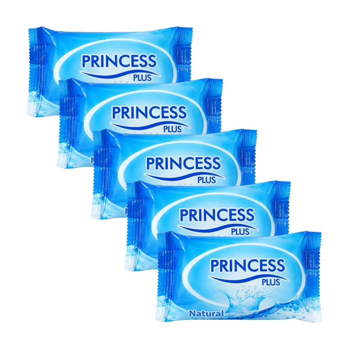 Jabón de tocador natural Princess Plus (3 x 75 g / 2.64 oz) - Imagen 1