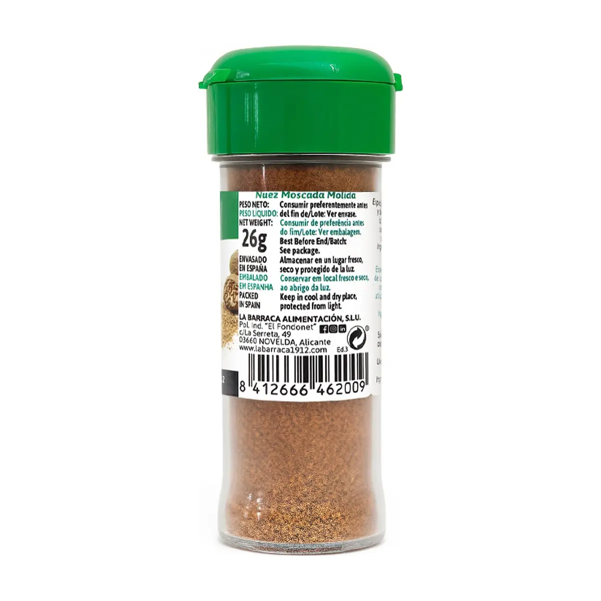 Nuez moscada molida La Barraca (26 g) - Thumbnail 2