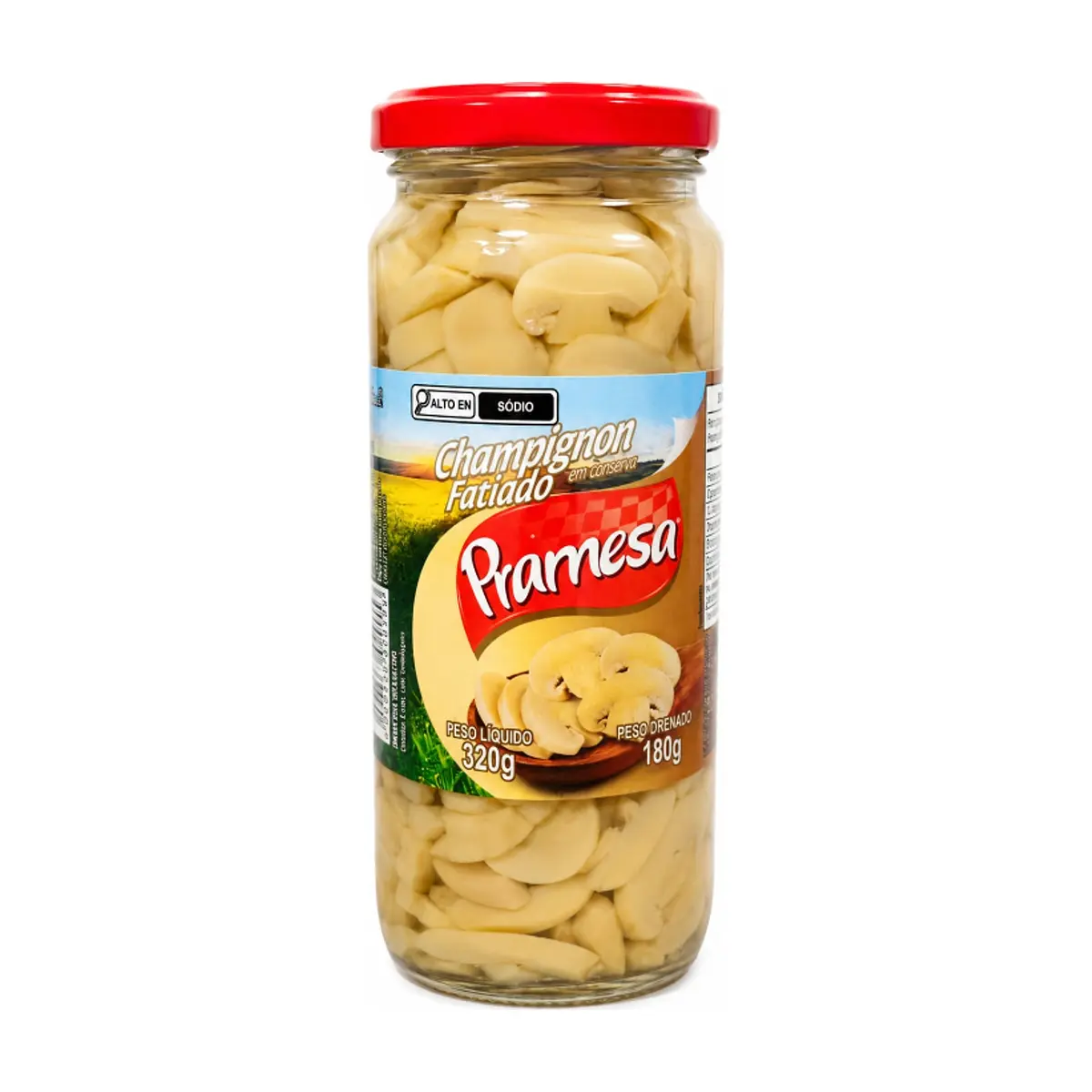 Champiñones laminados Pramesa (320 g / 11.28 oz)