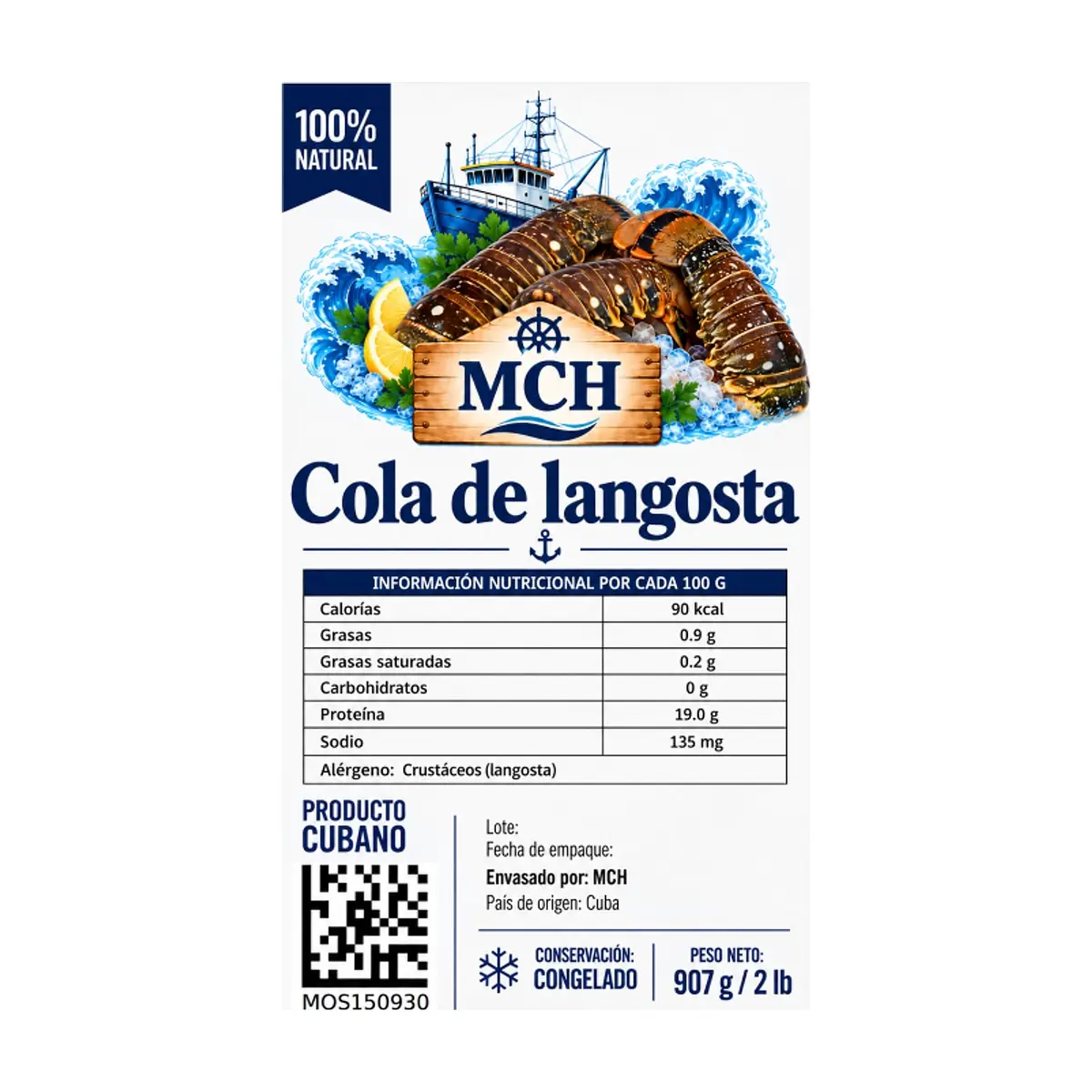 Cola de langosta MCH (907 g / 2 lb) - Thumbnail 3