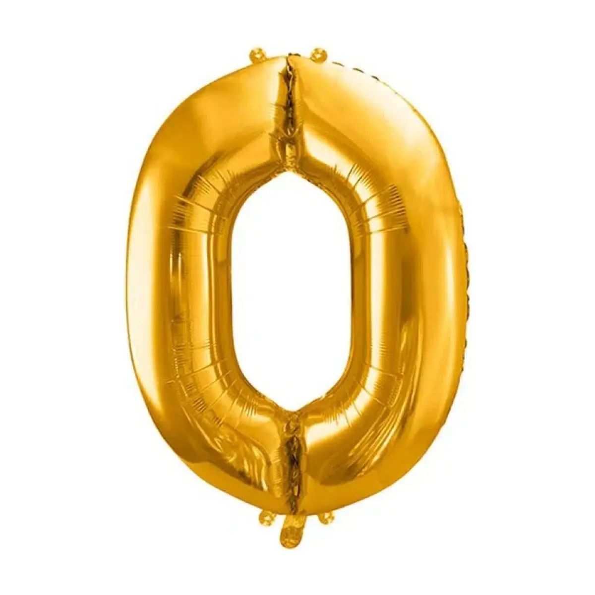 Globo metálico color dorado de 16"