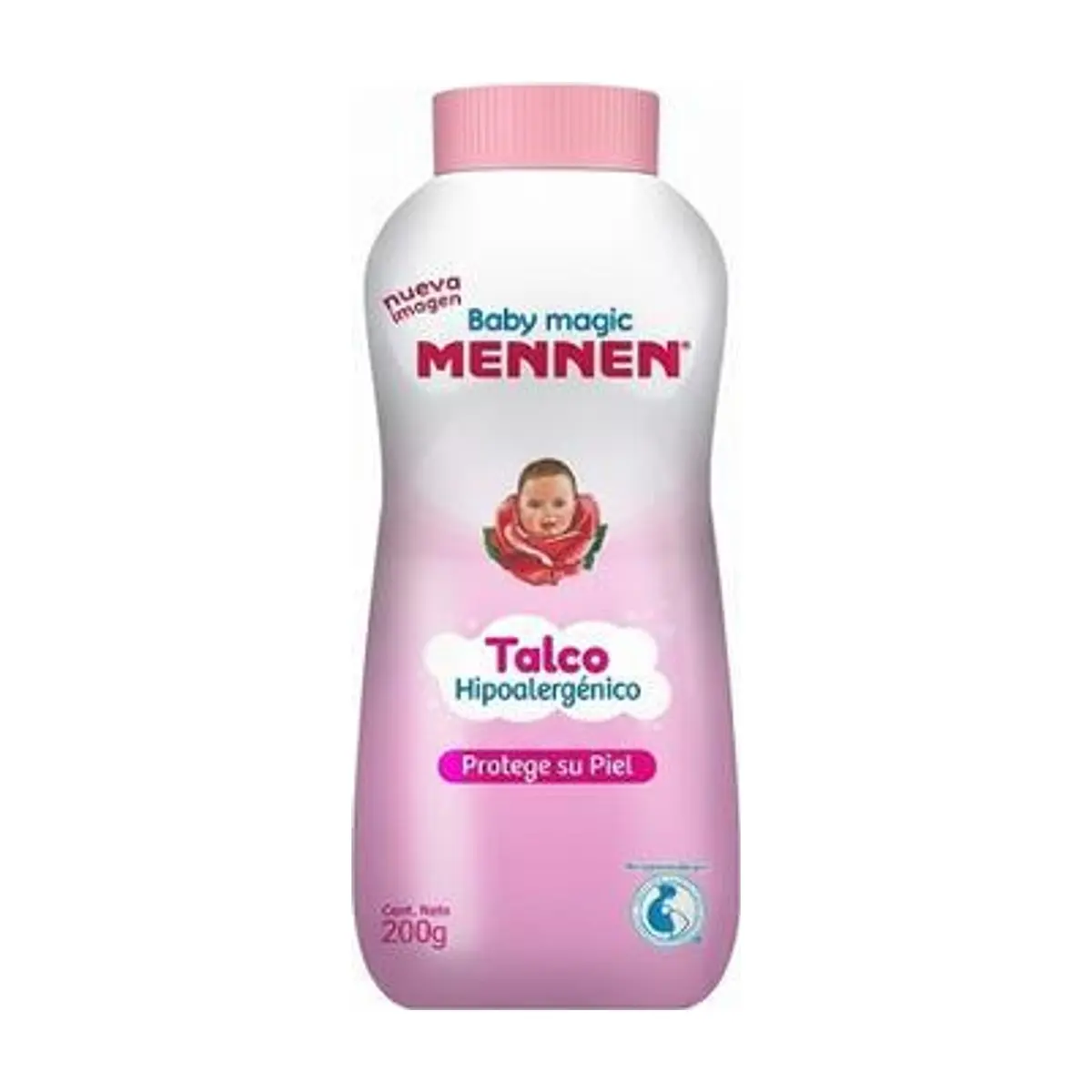 Talco para Bebé Magic Rosa (200 gr) MENNEN